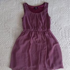 Simple Maroon Dress